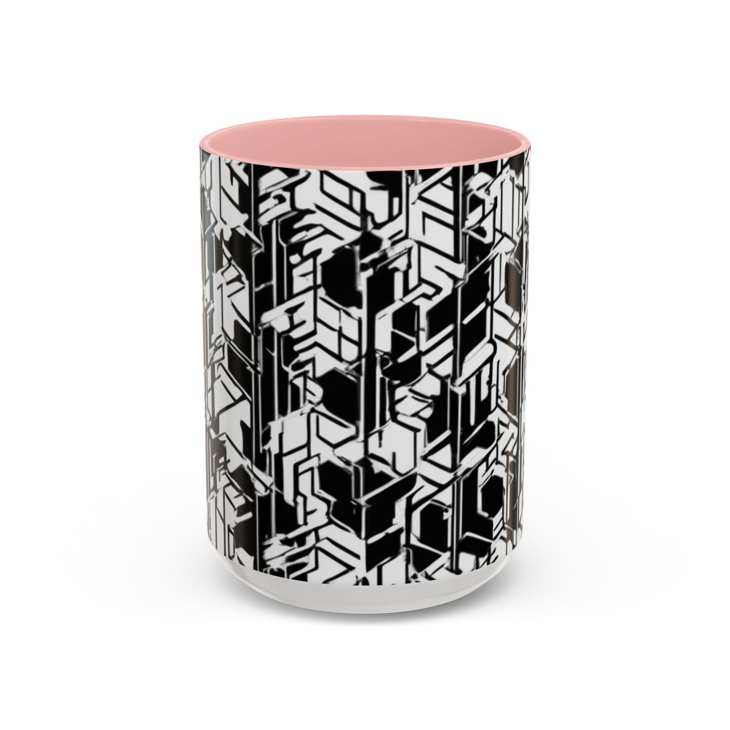 boostlete-field-day-pattern-micro-blueprint-0927 — Accent Mug 11/15oz