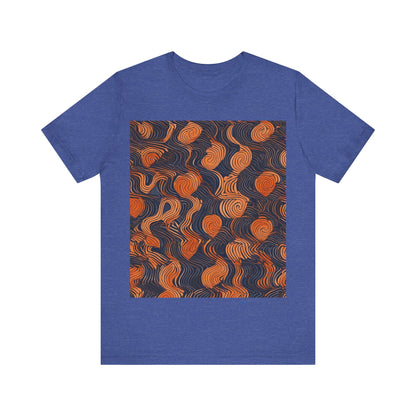 boostlete-iron-intent-pattern-topographic-engraved-0019 — Unisex Jersey Short Sleeve (B+C 3001)