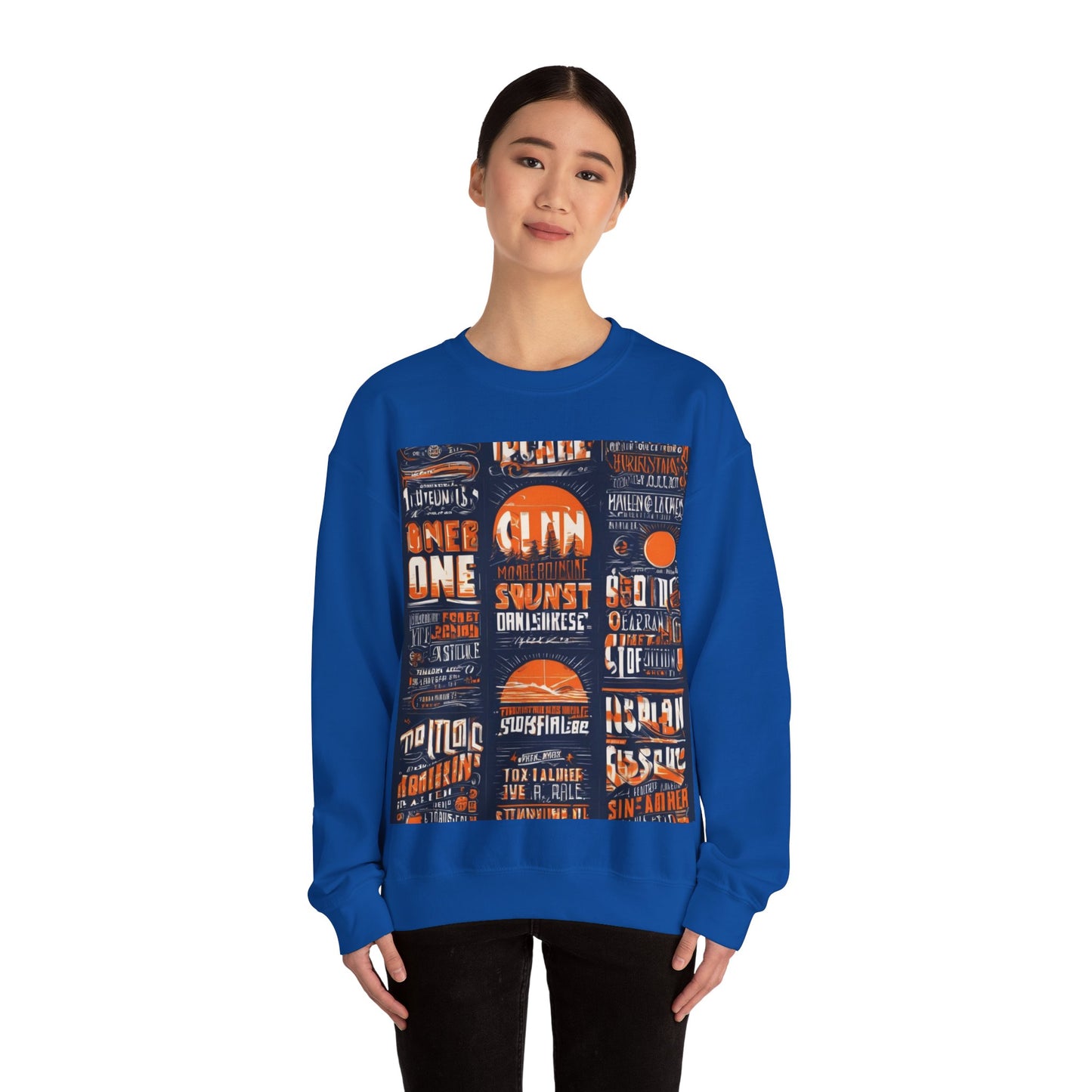 boostlete-pr-season-type-one-more-split-monoline-0033 — Unisex Heavy Blend Crewneck Sweatshirt (Gildan)