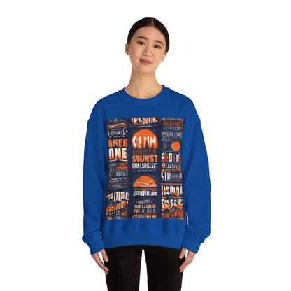 boostlete-pr-season-type-one-more-split-monoline-0033 — Unisex Heavy Blend Crewneck Sweatshirt (Gildan)