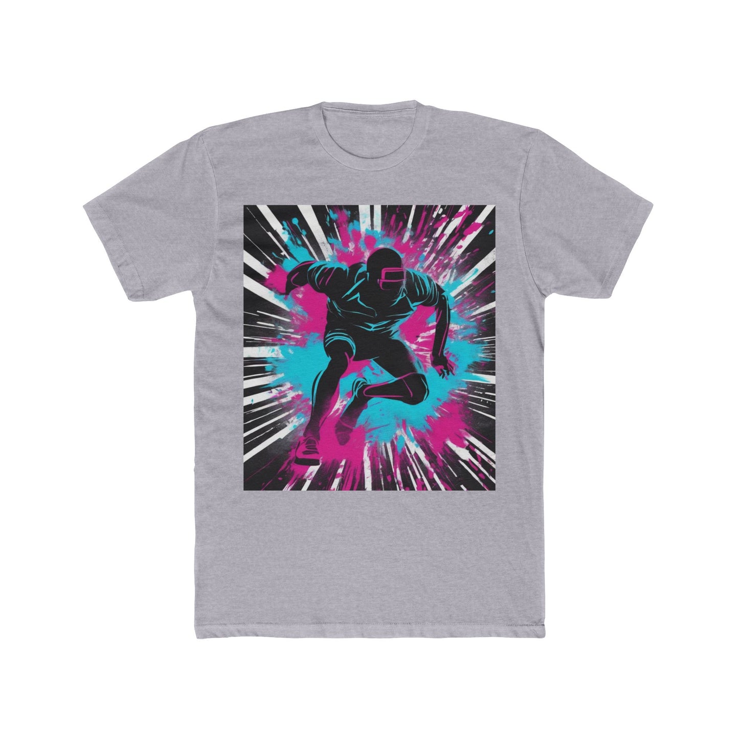 boostlete-recovery-progress-scene-sprinter-chalk-bold-0220 — Unisex Cotton Crew Tee (NL 3600)