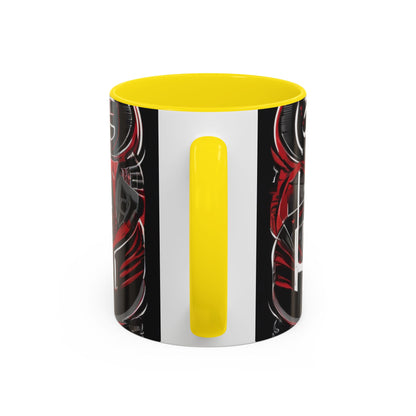 boostlete-boost-mode-type-win-the-day-outline-over-solid-monoline-0477 — Accent Mug 11/15oz