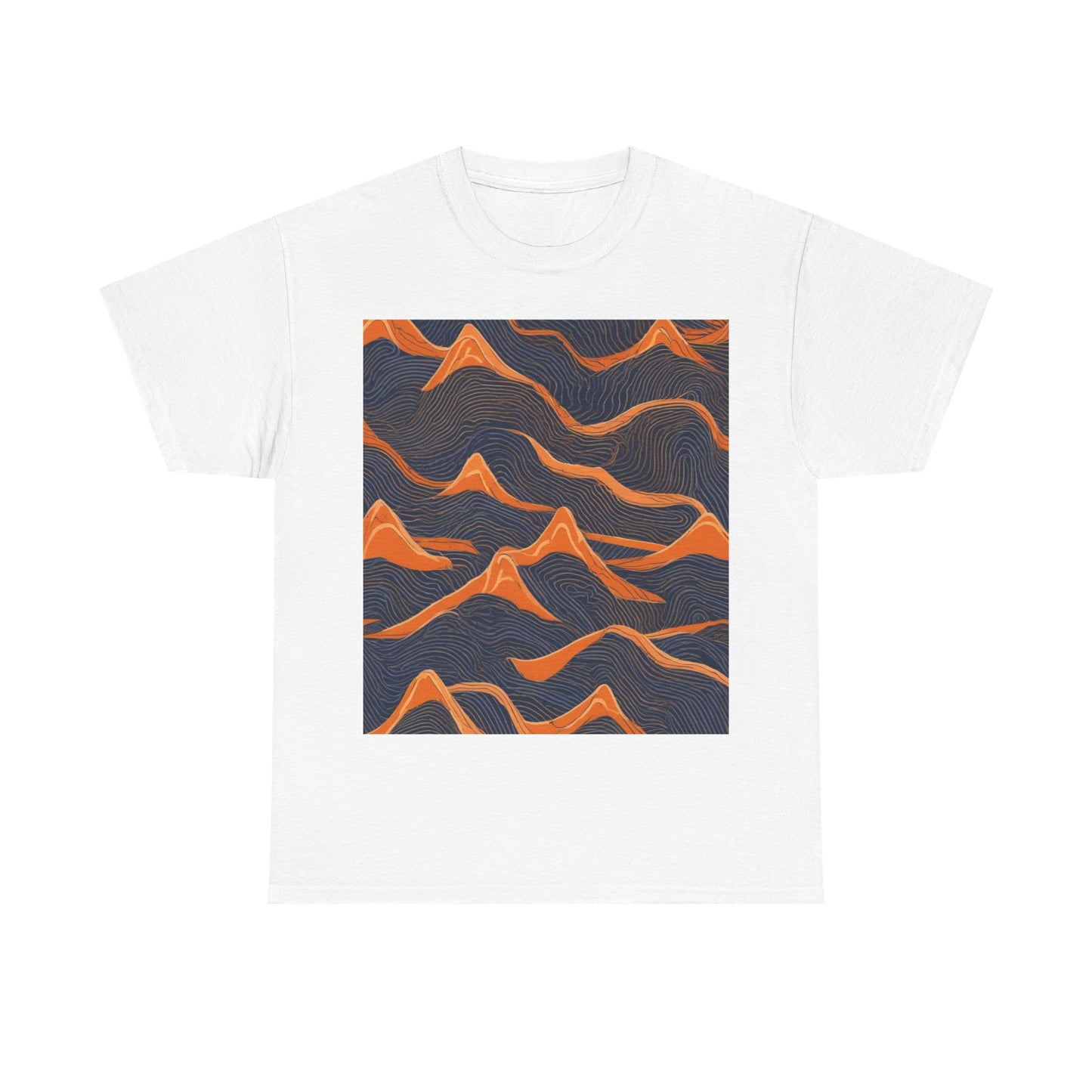 boostlete-boost-mode-pattern-topographic-engraved-0035 — Unisex Heavy Cotton Tee (Gildan 5000)