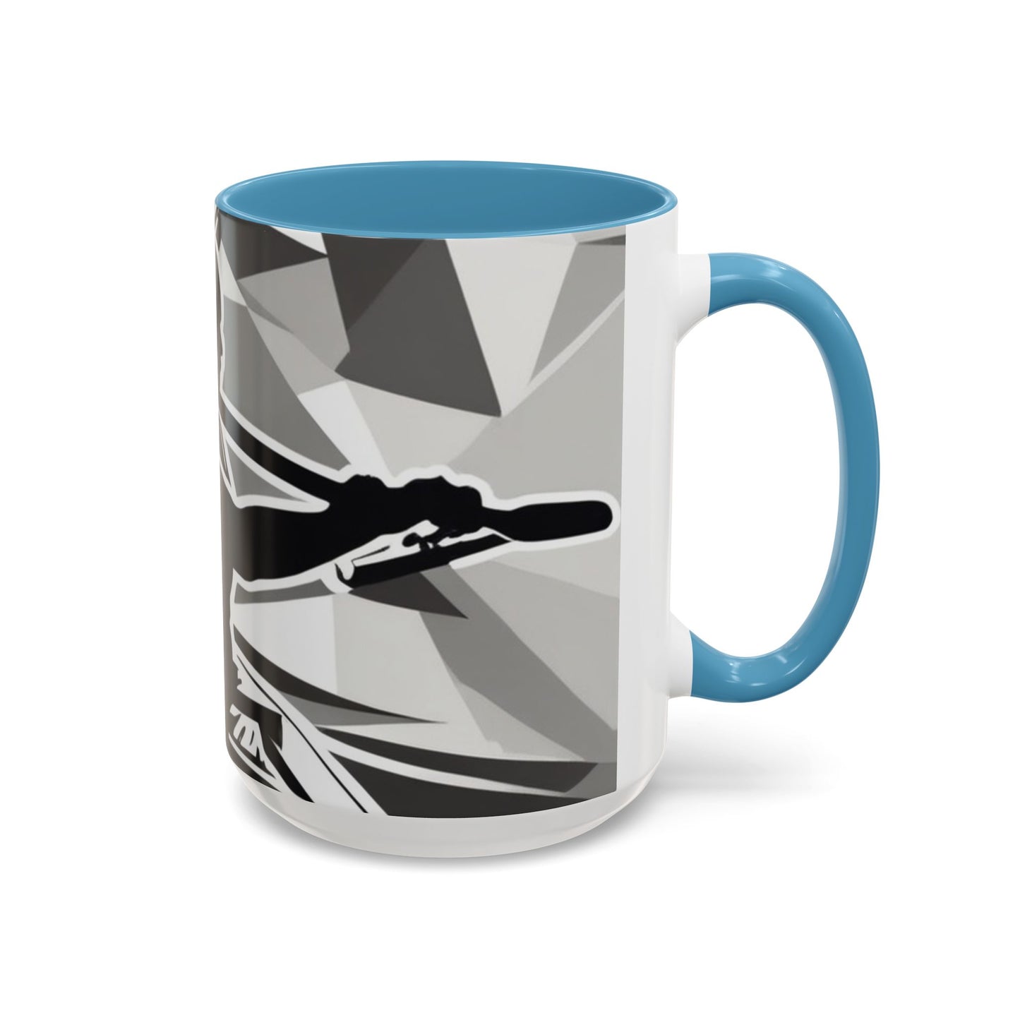 boostlete-am-crew-scene-rower-outline-geometric-0060 — Accent Mug 11oz/15oz
