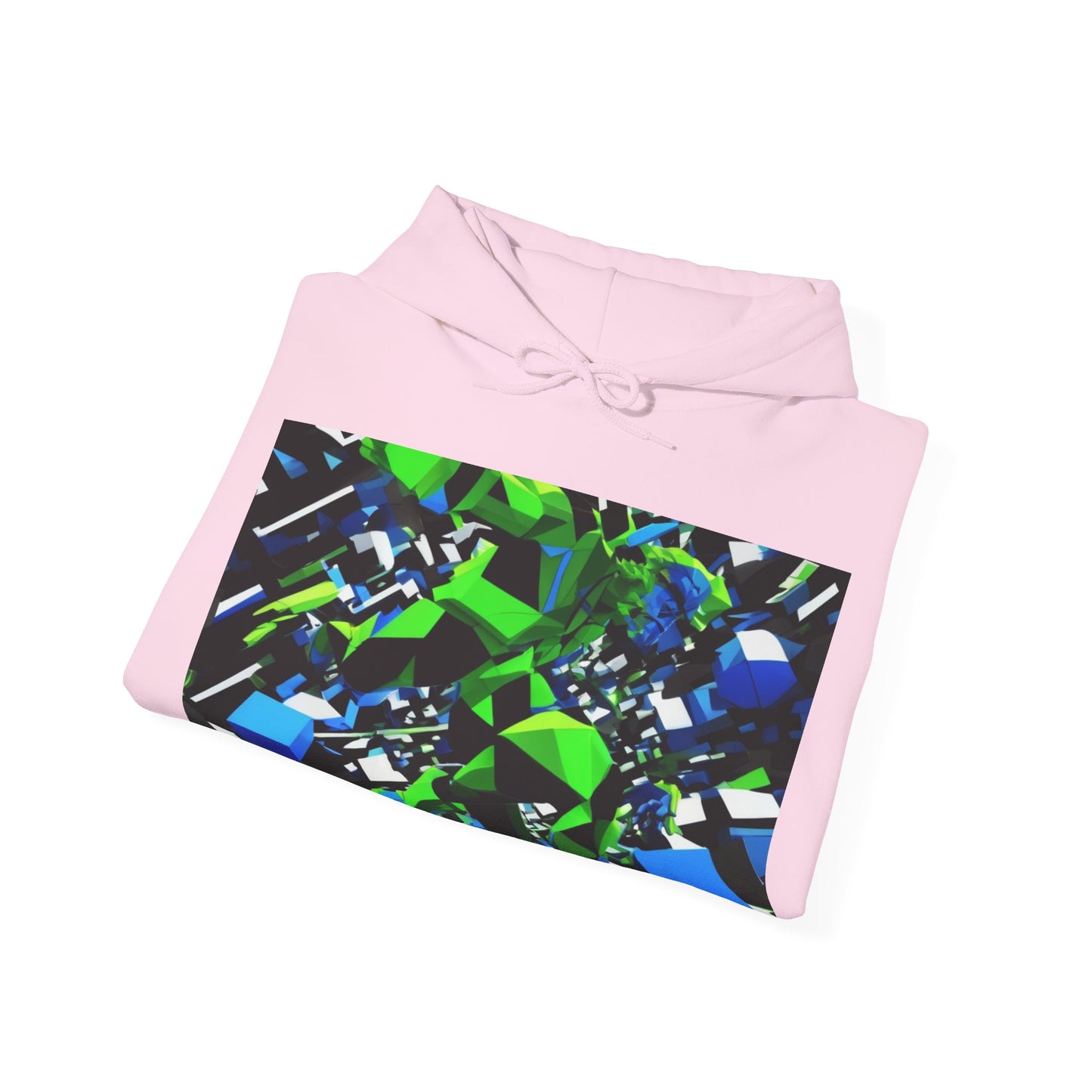 boostlete-pr-season-scene-sprinter-3d-geometric-0896 — Unisex Heavy Blend Hoodie (G18500)