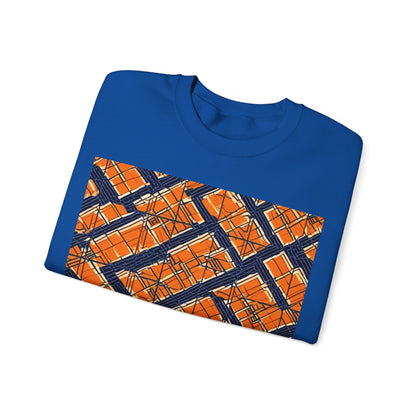 boostlete-boost-mode-pattern-plate-number-monoline-0571 — Unisex Heavy Blend Crewneck (G18000)