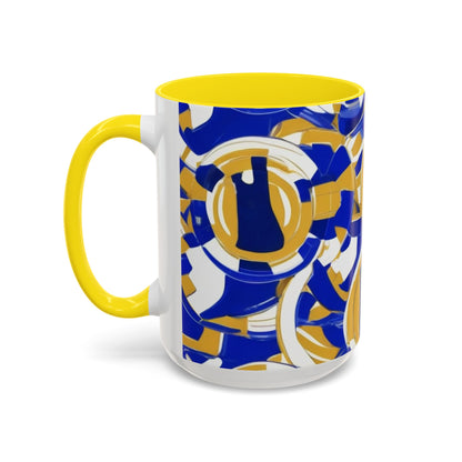 boostlete-field-day-icon-barbell-grainy-line-art-0906 — Accent Mug 11/15oz
