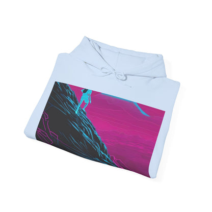 boostlete-boost-mode-scene-trail-neon-blueprint-0832 — Unisex Heavy Blend Hoodie (G18500)