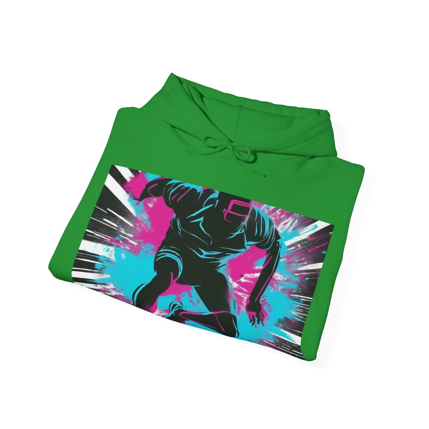 boostlete-recovery-progress-scene-sprinter-chalk-bold-0220 — Unisex Heavy Blend Hooded Sweatshirt (Gildan)