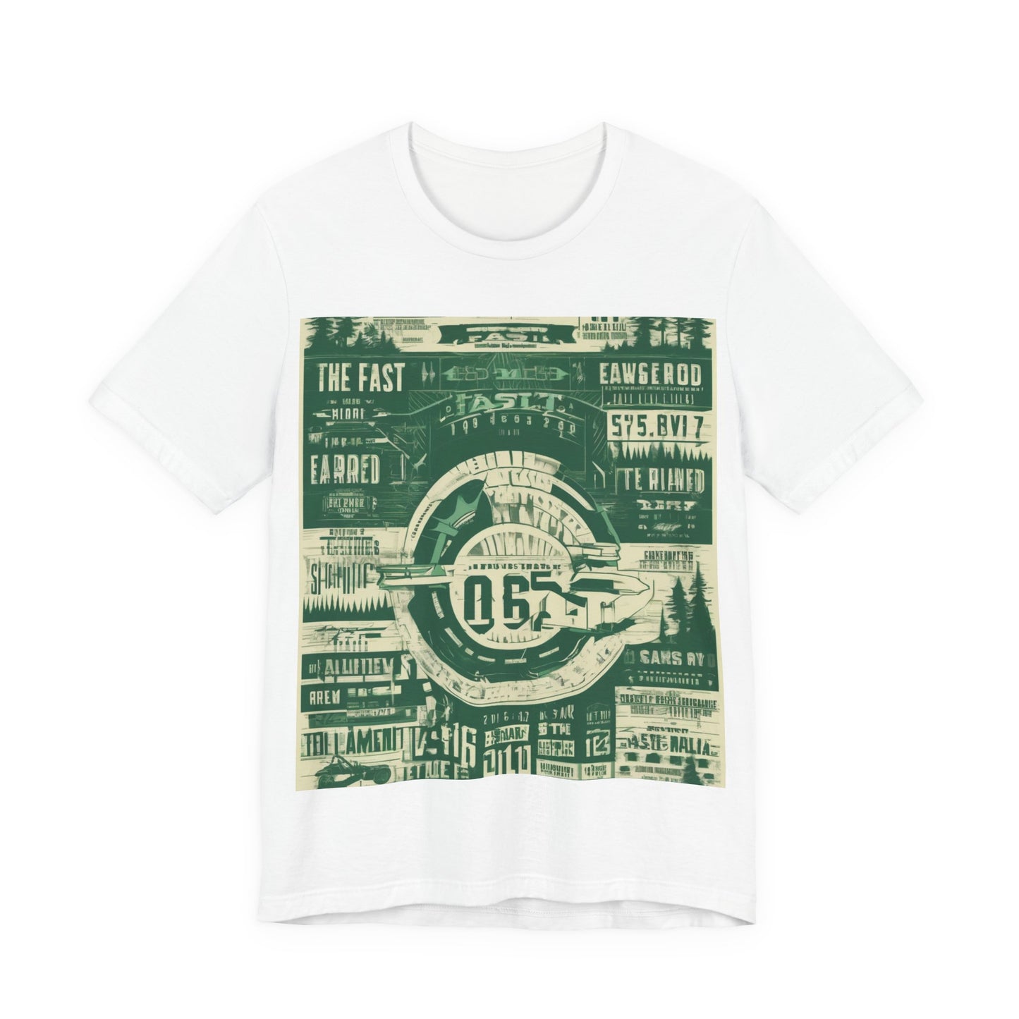 boostlete-mile-by-mile-type-fast-is-earned-big-blueprint-0041 — Unisex Jersey Short Sleeve (B+C 3001)