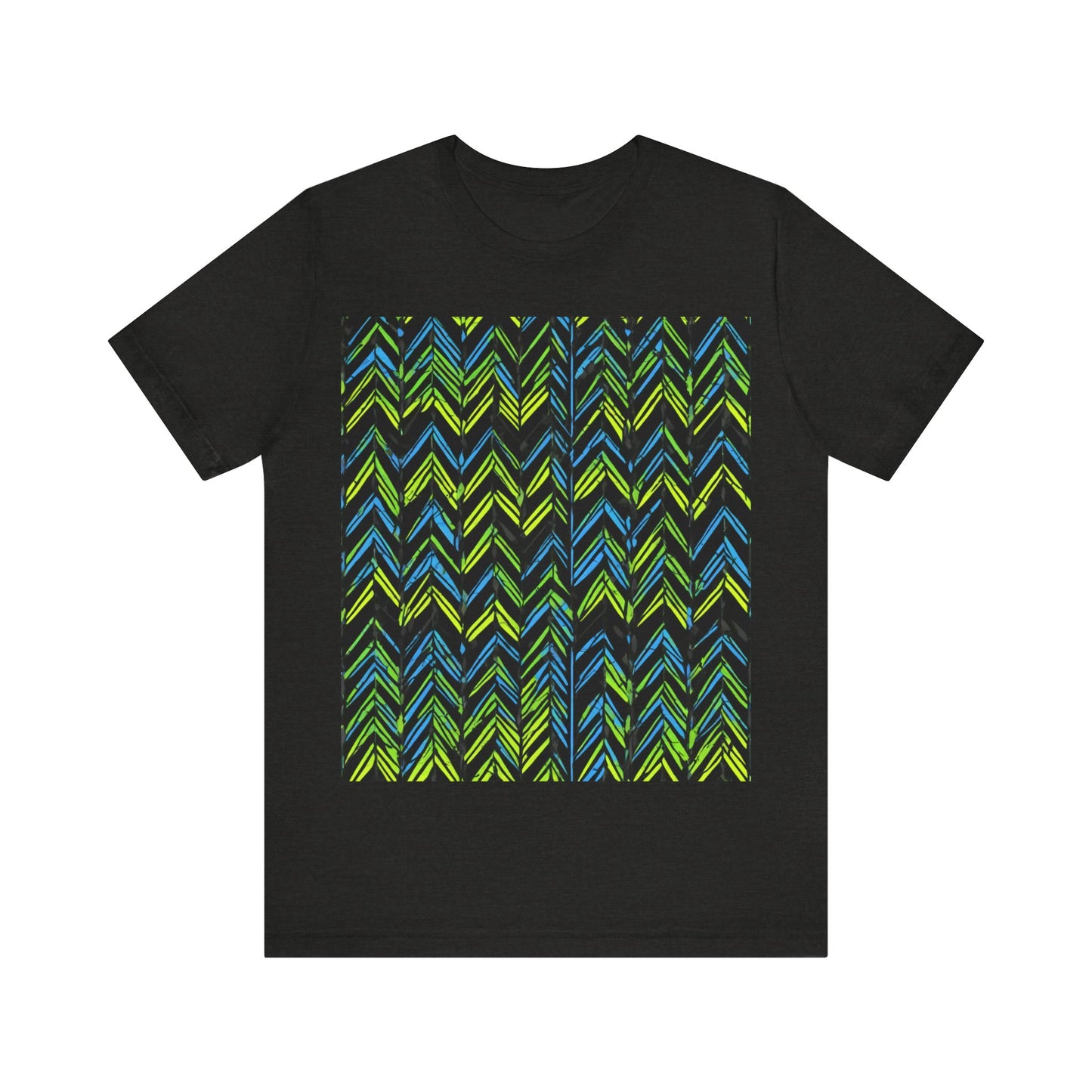 boostlete-mile-by-mile-pattern-chevron-monoline-0051 — Unisex Jersey Short Sleeve (B+C 3001)