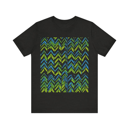boostlete-mile-by-mile-pattern-chevron-monoline-0051 — Unisex Jersey Short Sleeve (B+C 3001)