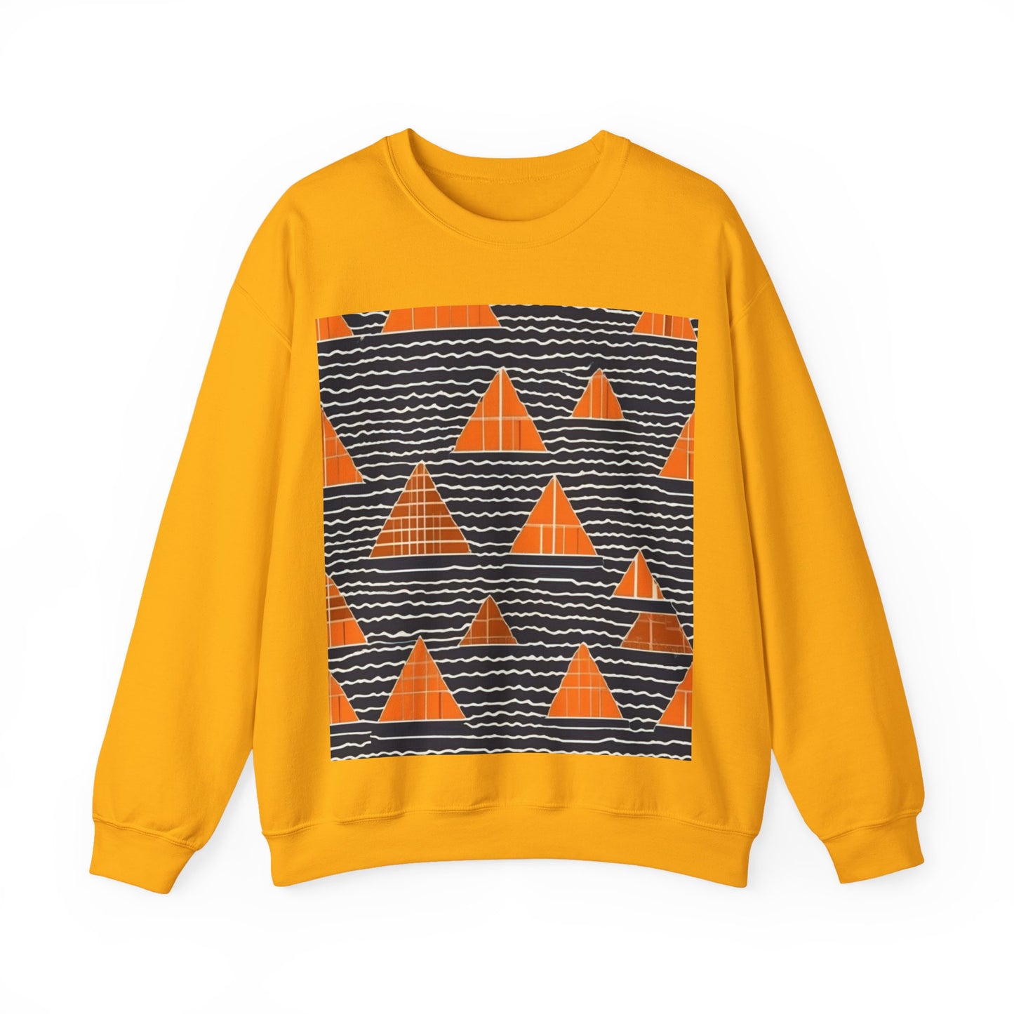 boostlete-iron-intent-pattern-stair-steps-industrial-0259 — Unisex Heavy Blend Crewneck Sweatshirt (Gildan)