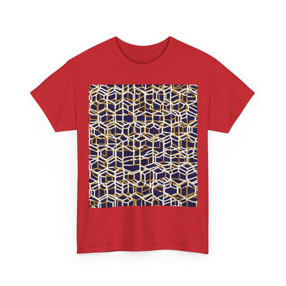 boostlete-am-crew-pattern-hex-industrial-0131 — Unisex Heavy Cotton Tee (Gildan 5000)