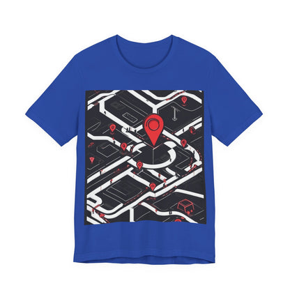 boostlete-am-crew-icon-map-matte-isometric-0094 — Unisex Jersey Short Sleeve (B+C 3001)