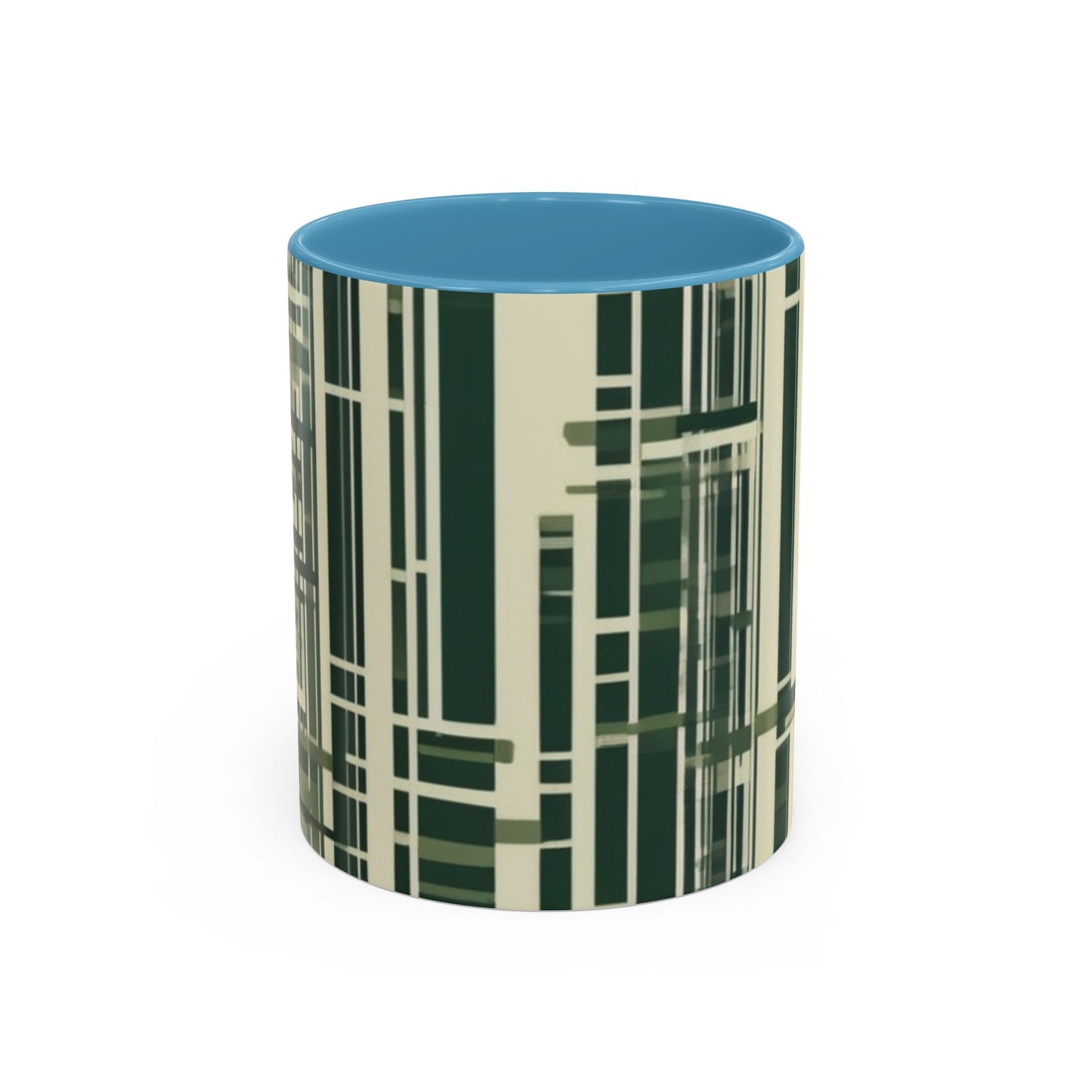 boostlete-quiet-power-pattern-barcode-blueprint-0167 — Accent Mug 11/15oz