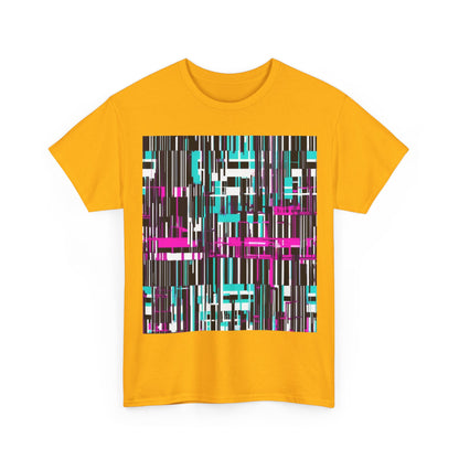boostlete-am-crew-pattern-barcode-bold-0023 — Unisex Heavy Cotton Tee (Gildan 5000)