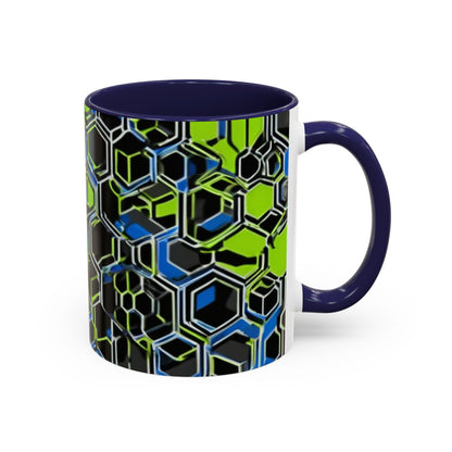 boostlete-recovery-progress-pattern-hex-blueprint-0007 — Accent Mug 11oz/15oz