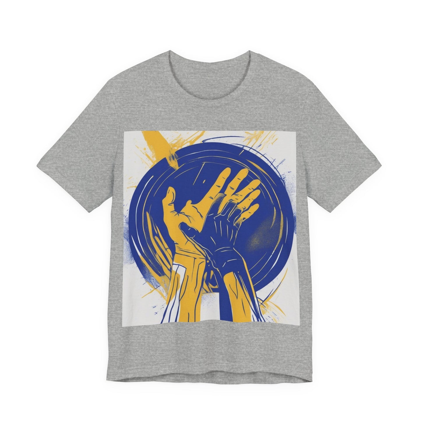 boostlete-am-crew-scene-athlete-neon-vector-0304 — Unisex Jersey Short Sleeve (B+C 3001)