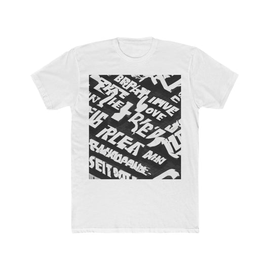 boostlete-pr-season-type-breathe-move-repeat-split-isometric-0017 — Unisex Cotton Crew Tee (NL 3600)