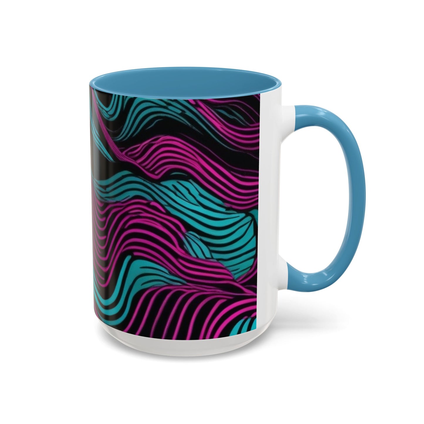 boostlete-recovery-progress-pattern-topographic-engraved-0119 — Accent Mug 11oz/15oz
