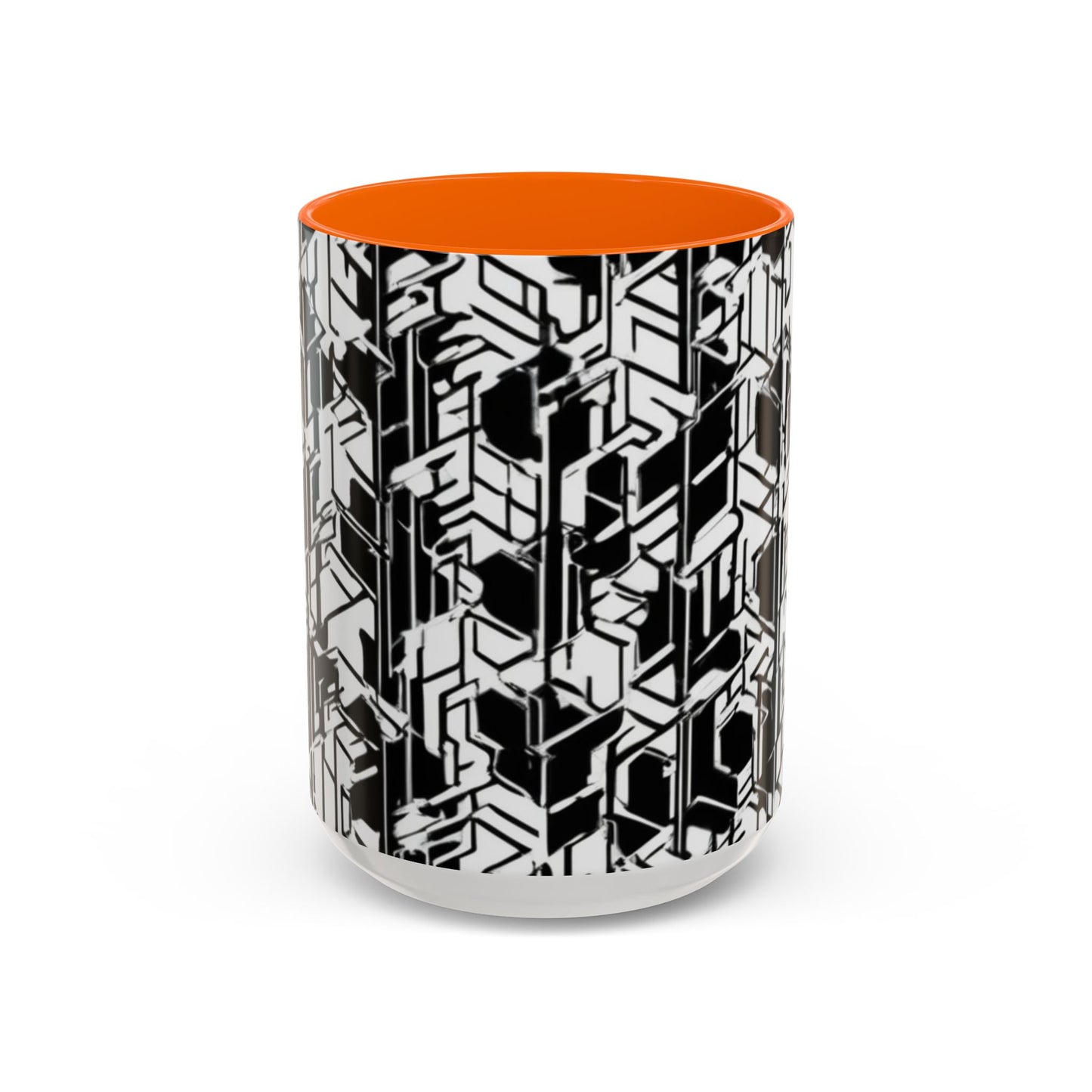 boostlete-field-day-pattern-micro-blueprint-0927 — Accent Mug 11/15oz