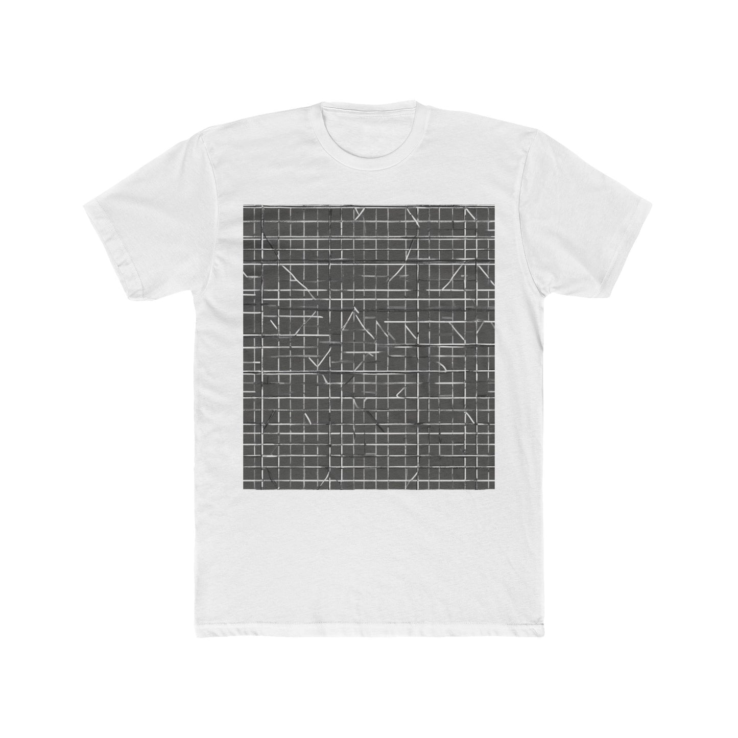 boostlete-rise-grind-pattern-plate-number-monoline-0291 — Unisex Cotton Crew Tee (NL 3600)