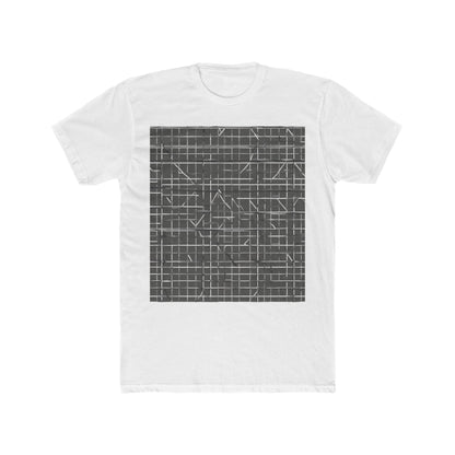 boostlete-rise-grind-pattern-plate-number-monoline-0291 — Unisex Cotton Crew Tee (NL 3600)