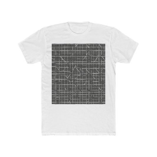 boostlete-rise-grind-pattern-plate-number-monoline-0291 — Unisex Cotton Crew Tee (NL 3600)