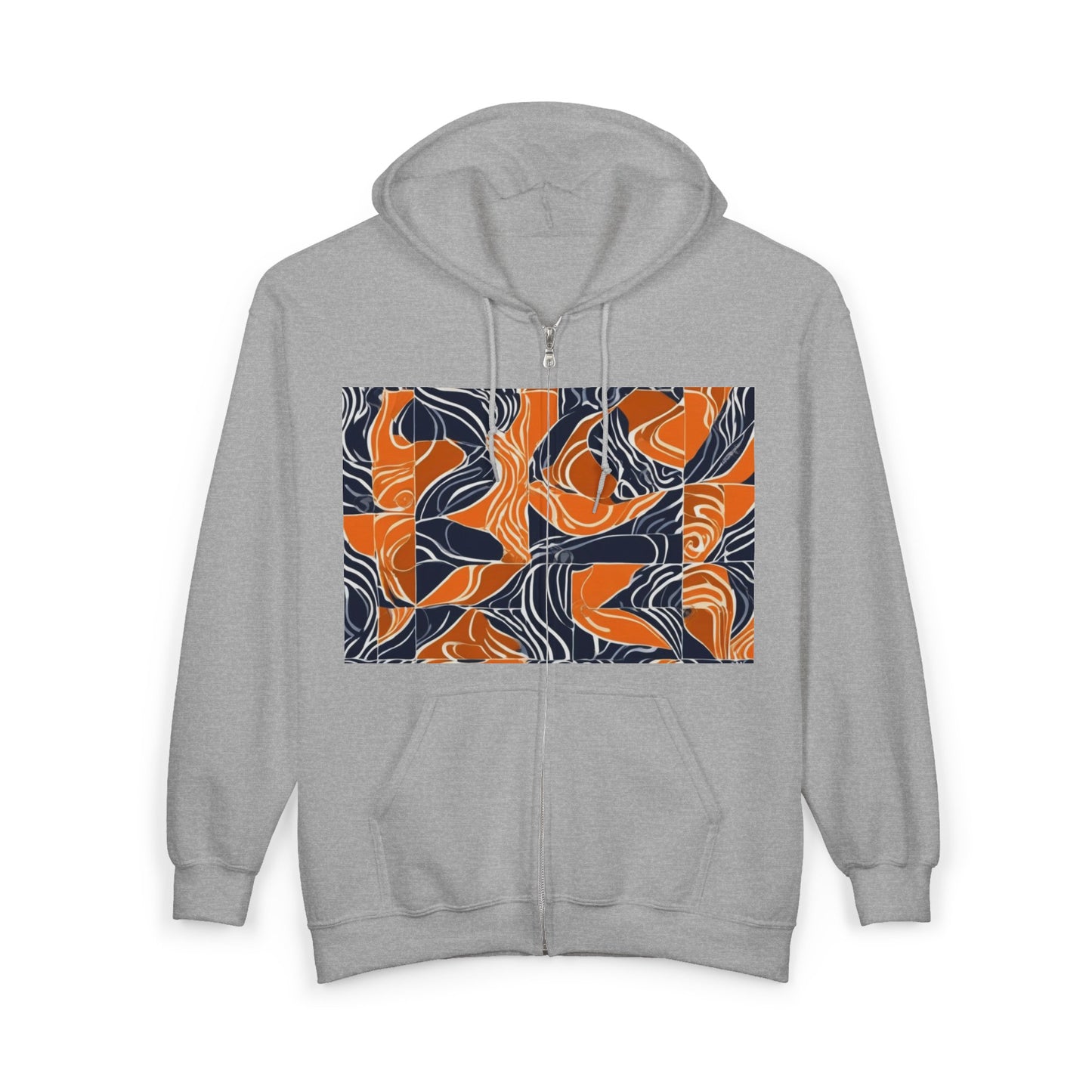 boostlete-rise-grind-pattern-sprint-vector-0207 — Unisex Heavy Blend Full-Zip Hooded Sweatshirt