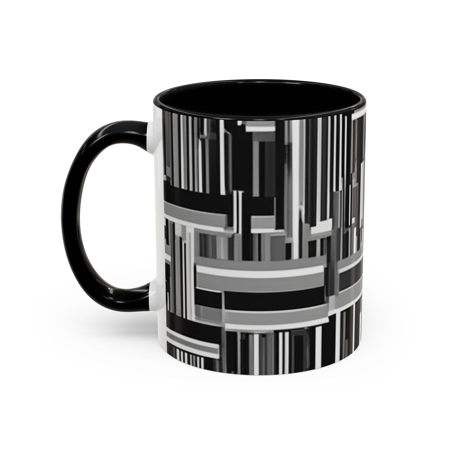 boostlete-recovery-progress-pattern-barcode-isometric-1023 — Accent Mug 11/15oz
