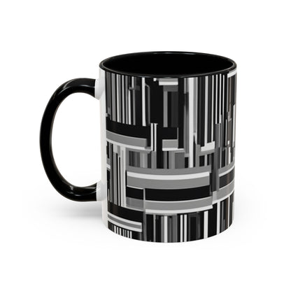 boostlete-recovery-progress-pattern-barcode-isometric-1023 — Accent Mug 11/15oz