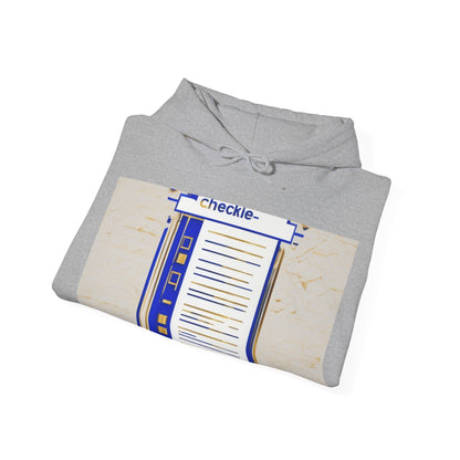 boostlete-am-crew-icon-checklist-glitch-badge-0018 — Unisex Heavy Blend Hooded Sweatshirt (Gildan)