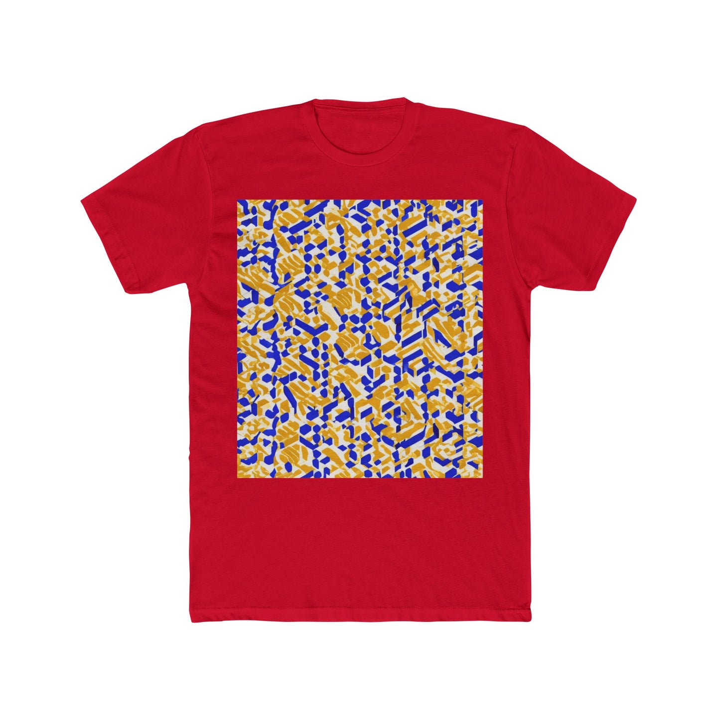 boostlete-rise-grind-pattern-sprint-isometric-0319 — Unisex Cotton Crew Tee (NL 3600)