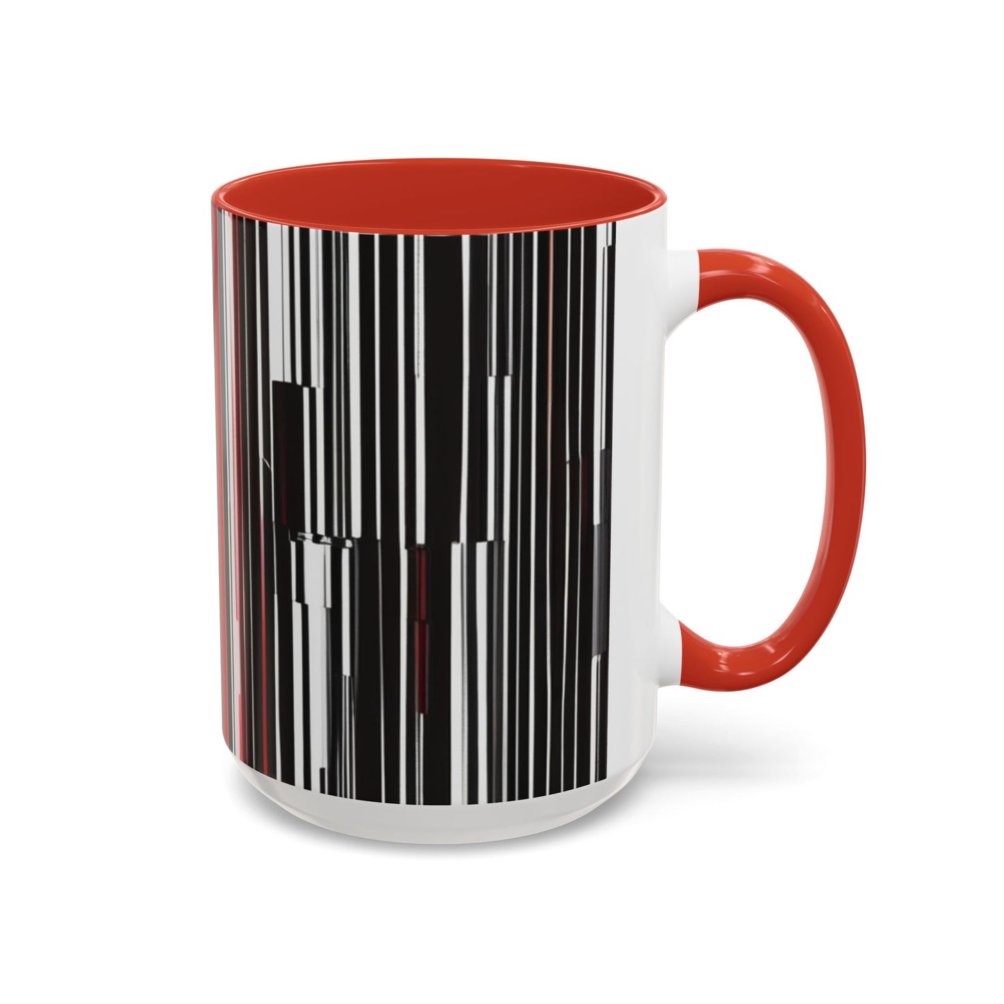 boostlete-am-crew-pattern-barcode-athletic-0911 — Accent Mug 11/15oz