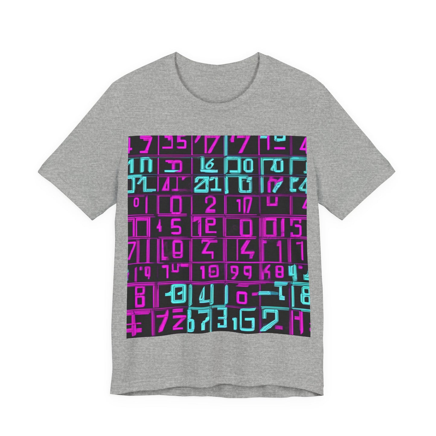 boostlete-iron-intent-pattern-plate-number-retro-0227 — Unisex Jersey Short Sleeve (B+C 3001)