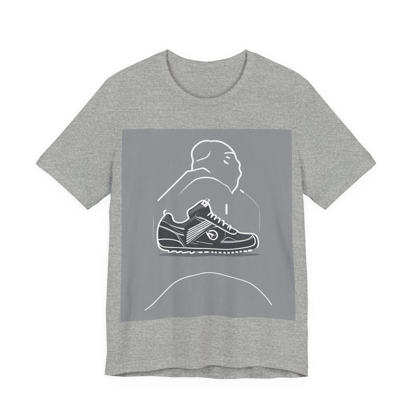 boostlete-boost-mode-icon-sneaker-offset-vector-0166 — Unisex Jersey Short Sleeve (B+C 3001)