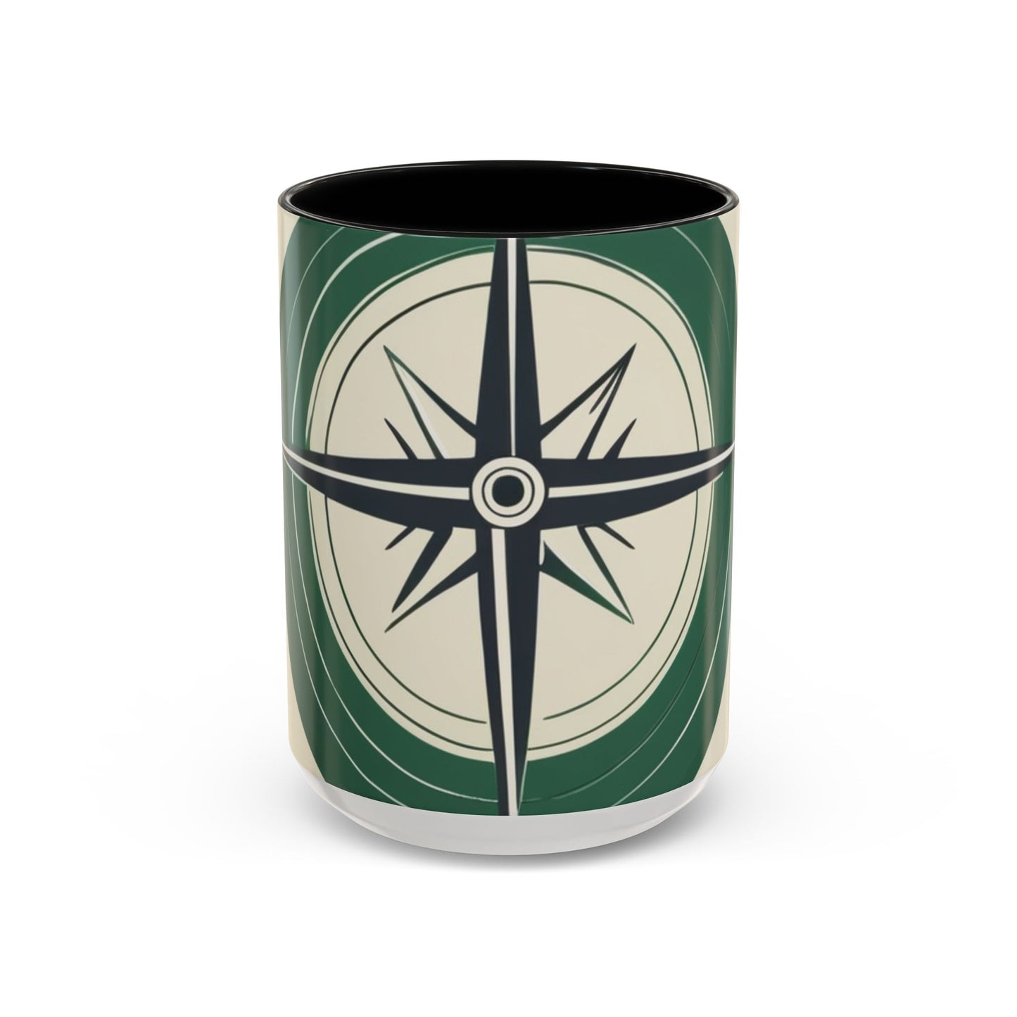 boostlete-iron-intent-icon-compass-soft-blueprint-0614 — Accent Mug 11/15oz