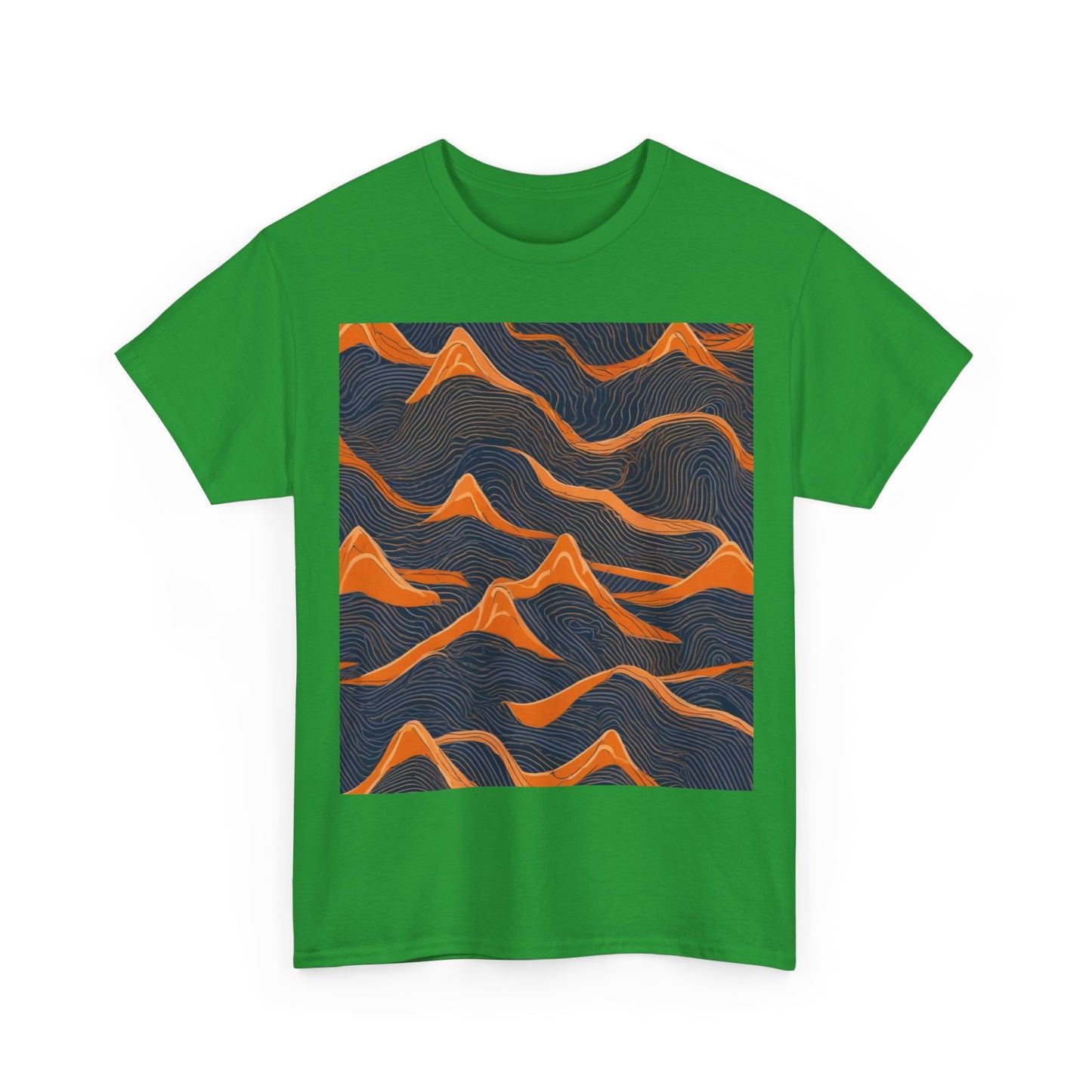 boostlete-boost-mode-pattern-topographic-engraved-0035 — Unisex Heavy Cotton Tee (Gildan 5000)