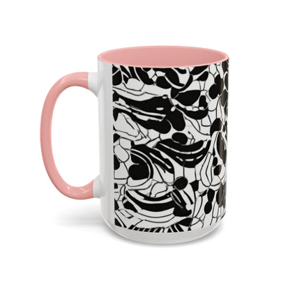 boostlete-rise-grind-pattern-dotted-line-art-0483 — Accent Mug 11/15oz