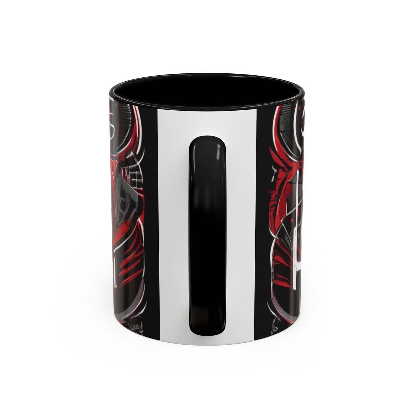 boostlete-boost-mode-type-win-the-day-outline-over-solid-monoline-0477 — Accent Mug 11/15oz