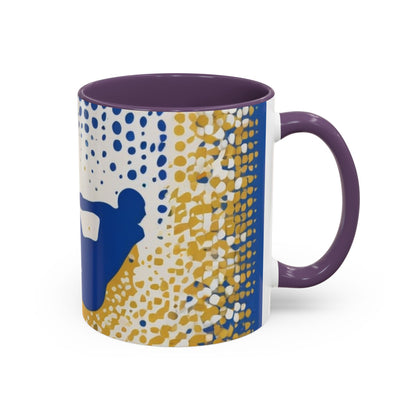 boostlete-field-day-icon-swimmer-halftone-paper-0246 — Accent Mug 11oz/15oz