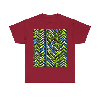boostlete-rise-grind-pattern-chevron-isometric-0195 — Unisex Heavy Cotton Tee (Gildan 5000)
