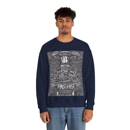 boostlete-boost-mode-type-keep-the-promise-big-monoline-0049 — Unisex Heavy Blend Crewneck (G18000)