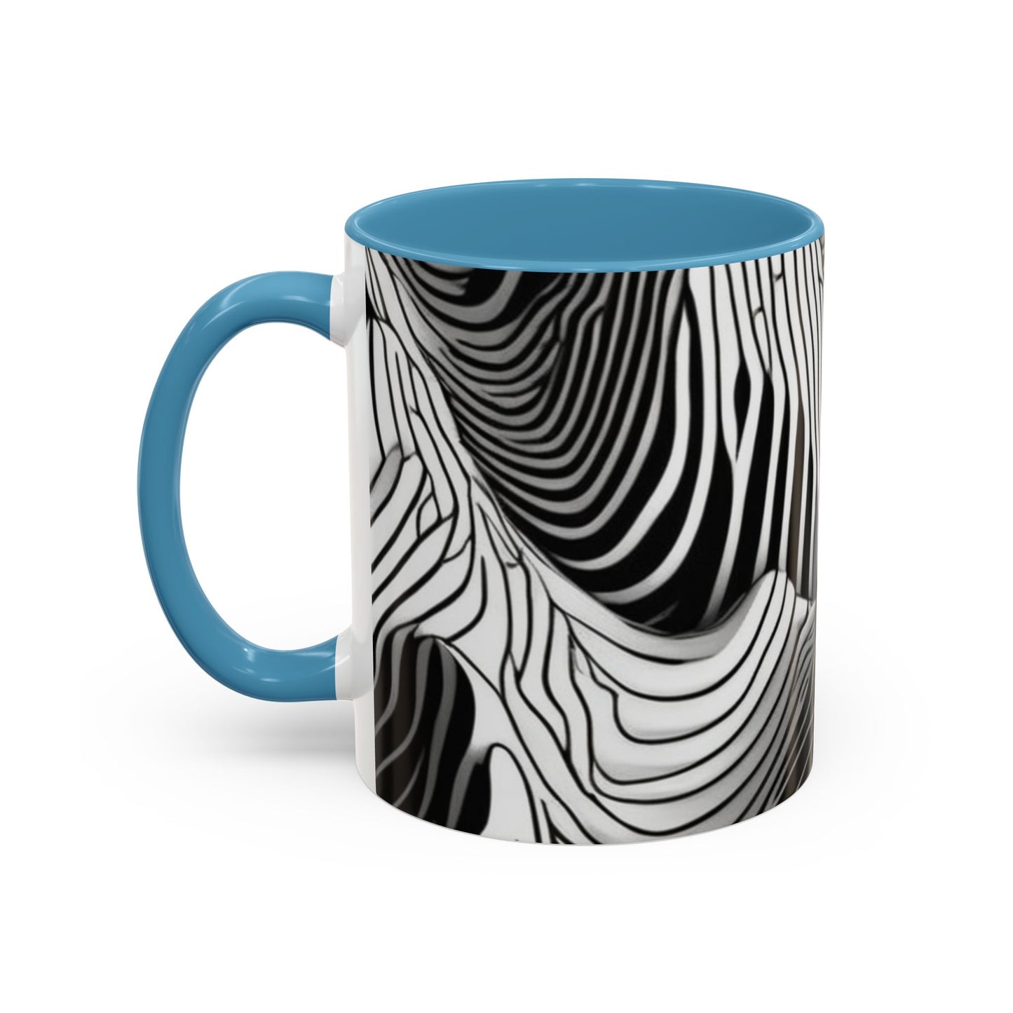 boostlete-field-day-pattern-topographic-isometric-0211 — Accent Mug 11oz/15oz