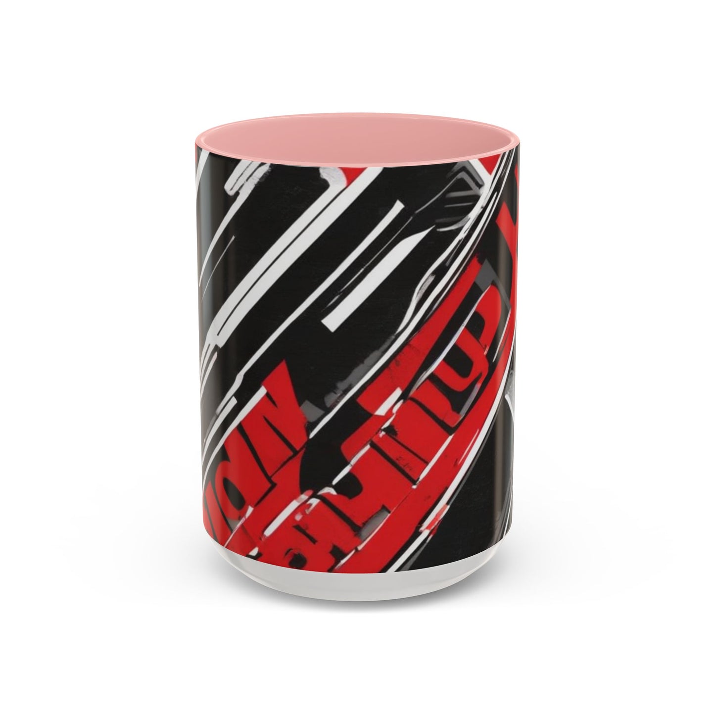 boostlete-recovery-progress-type-show-up-diagonal-paper-0109 — Accent Mug 11oz/15oz