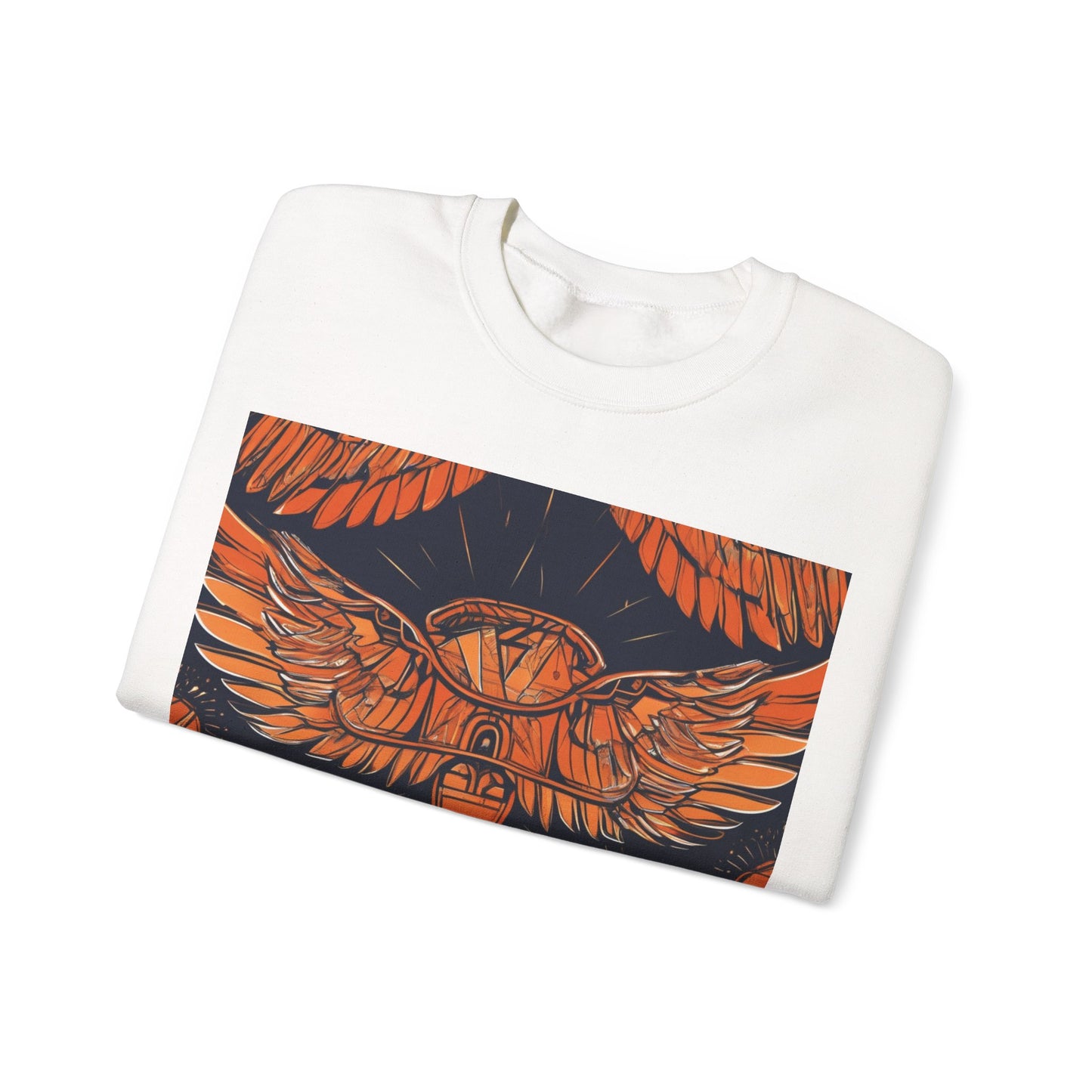 boostlete-field-day-icon-wings-soft-geometric-0298 — Unisex Heavy Blend Crewneck Sweatshirt (Gildan)