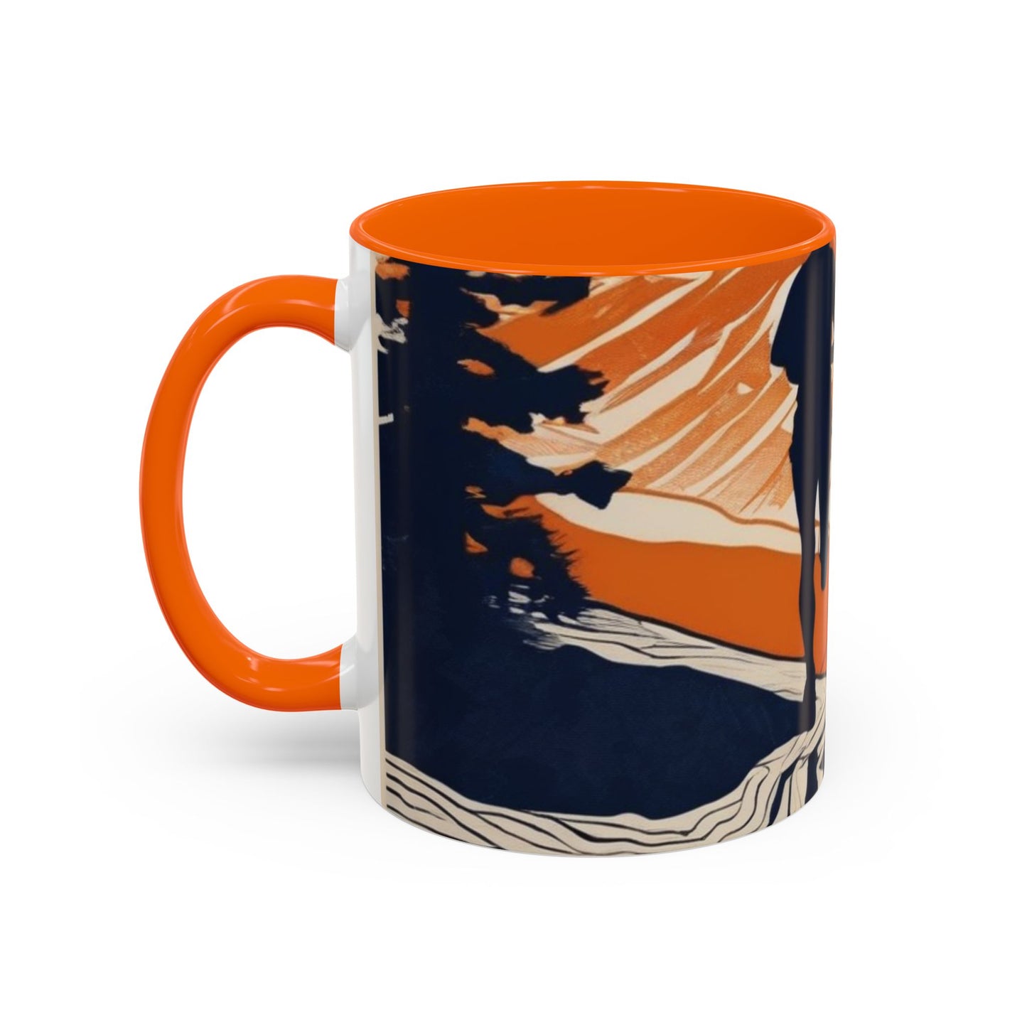 boostlete-iron-intent-scene-trail-glitch-badge-0100 — Accent Mug 11oz/15oz