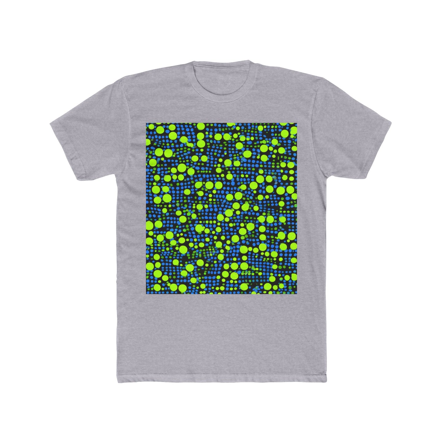 boostlete-mile-by-mile-pattern-dotted-geometric-0071 — Unisex Cotton Crew Tee (NL 3600)