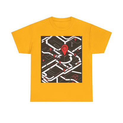 boostlete-am-crew-icon-map-matte-isometric-0094 — Unisex Heavy Cotton Tee (Gildan 5000)